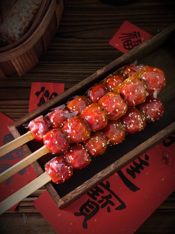 冰糖葫芦 年味十足图片