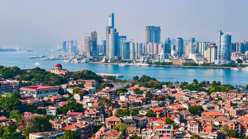 厦门城市风光图片