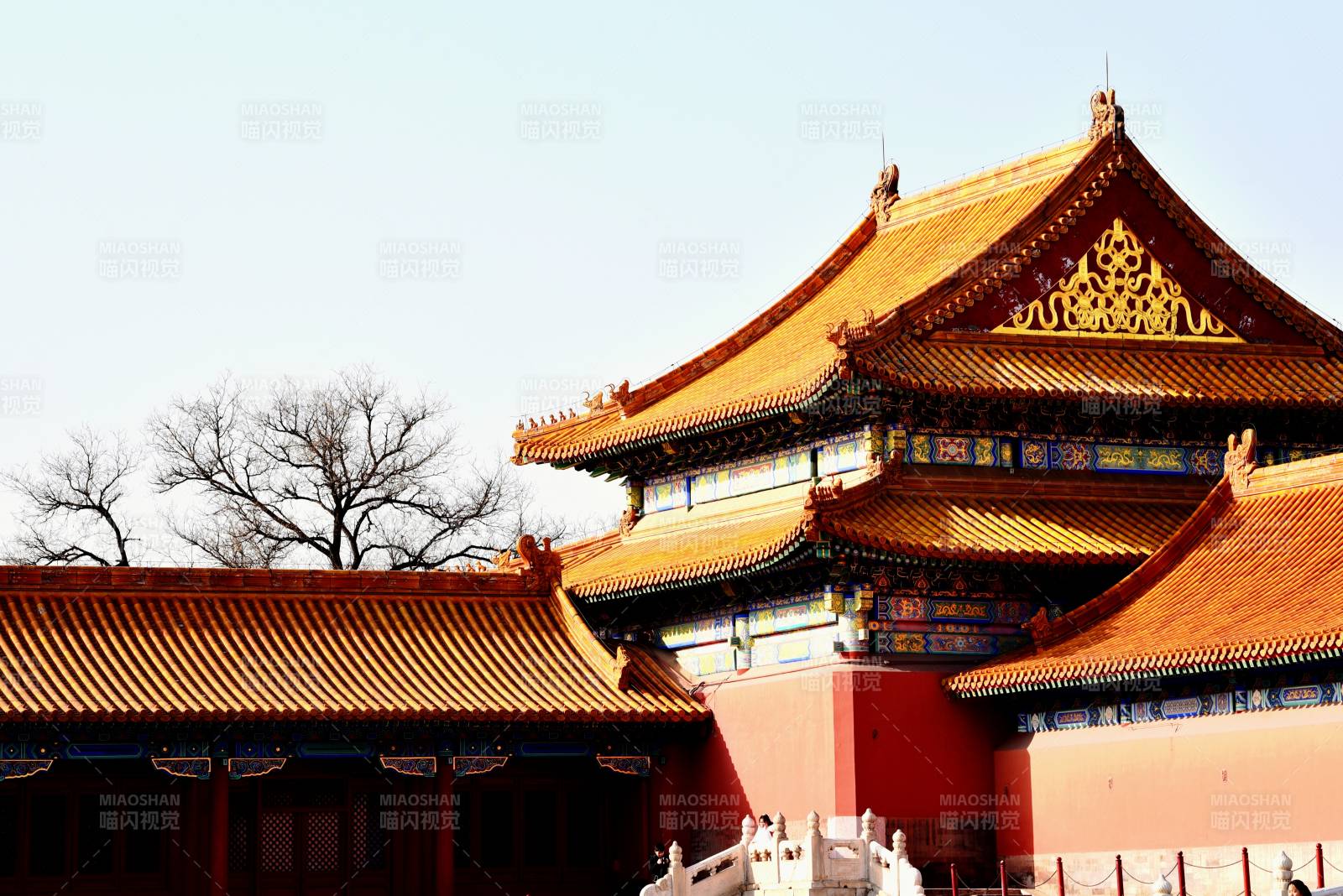 北京故宫主体古建筑侧辅房建筑图片