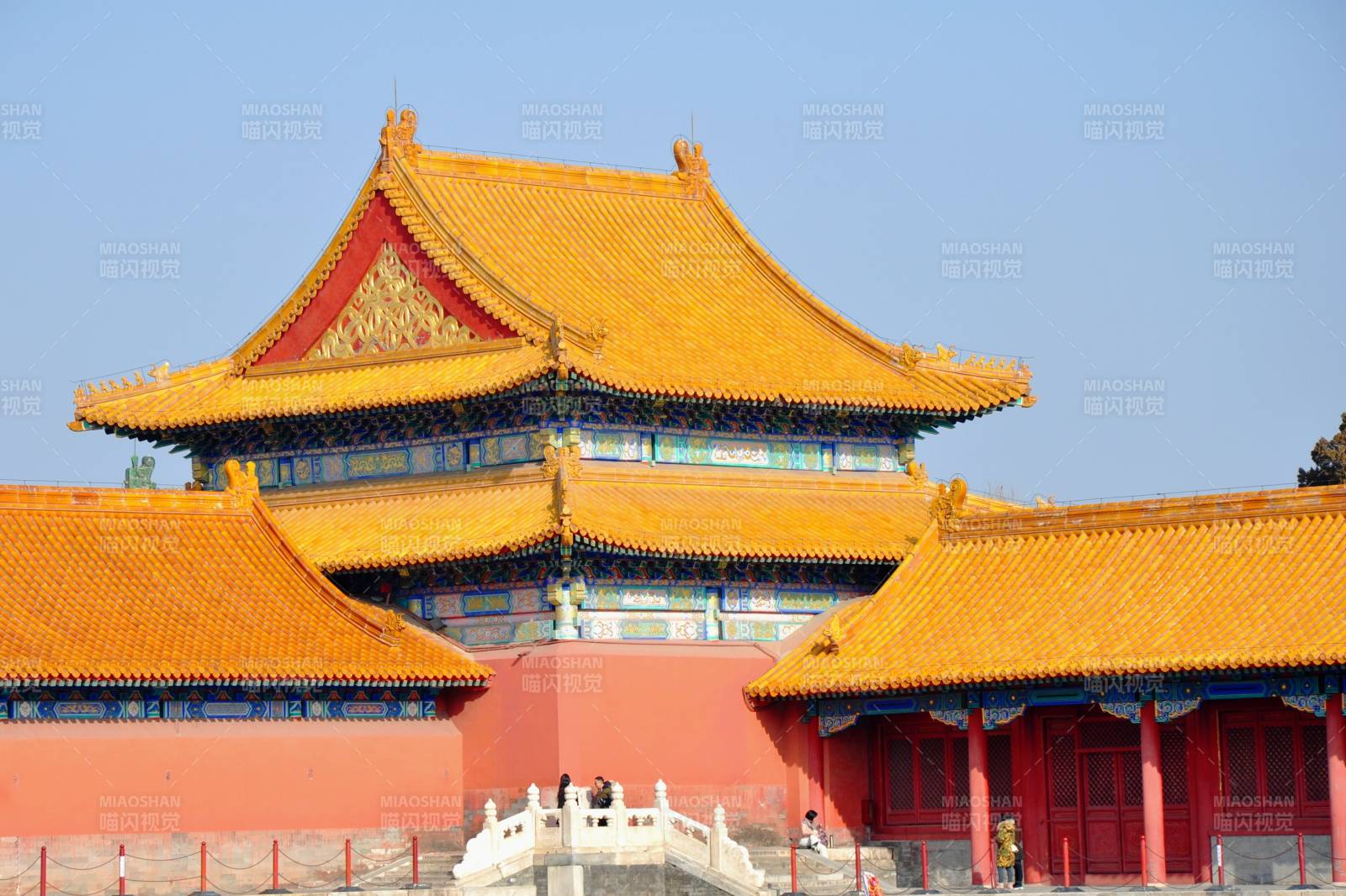 北京故宫主体古建筑侧辅房建筑图片