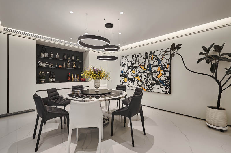 现代简约餐厅设计图片