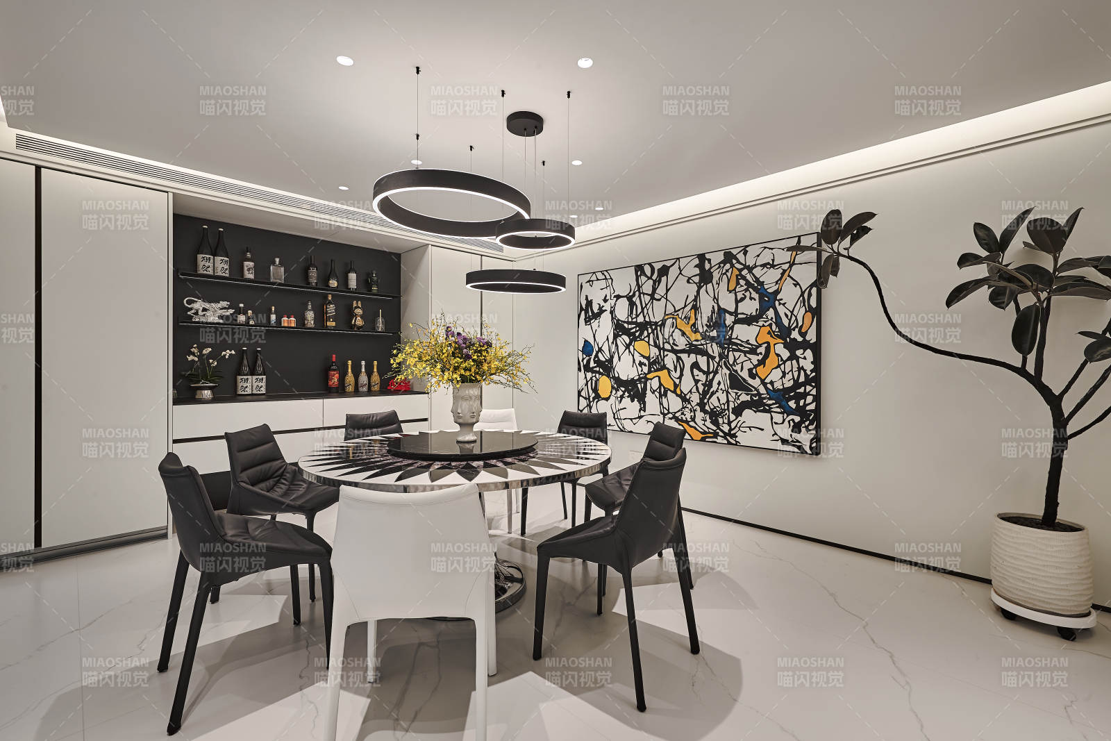 现代简约餐厅设计图片