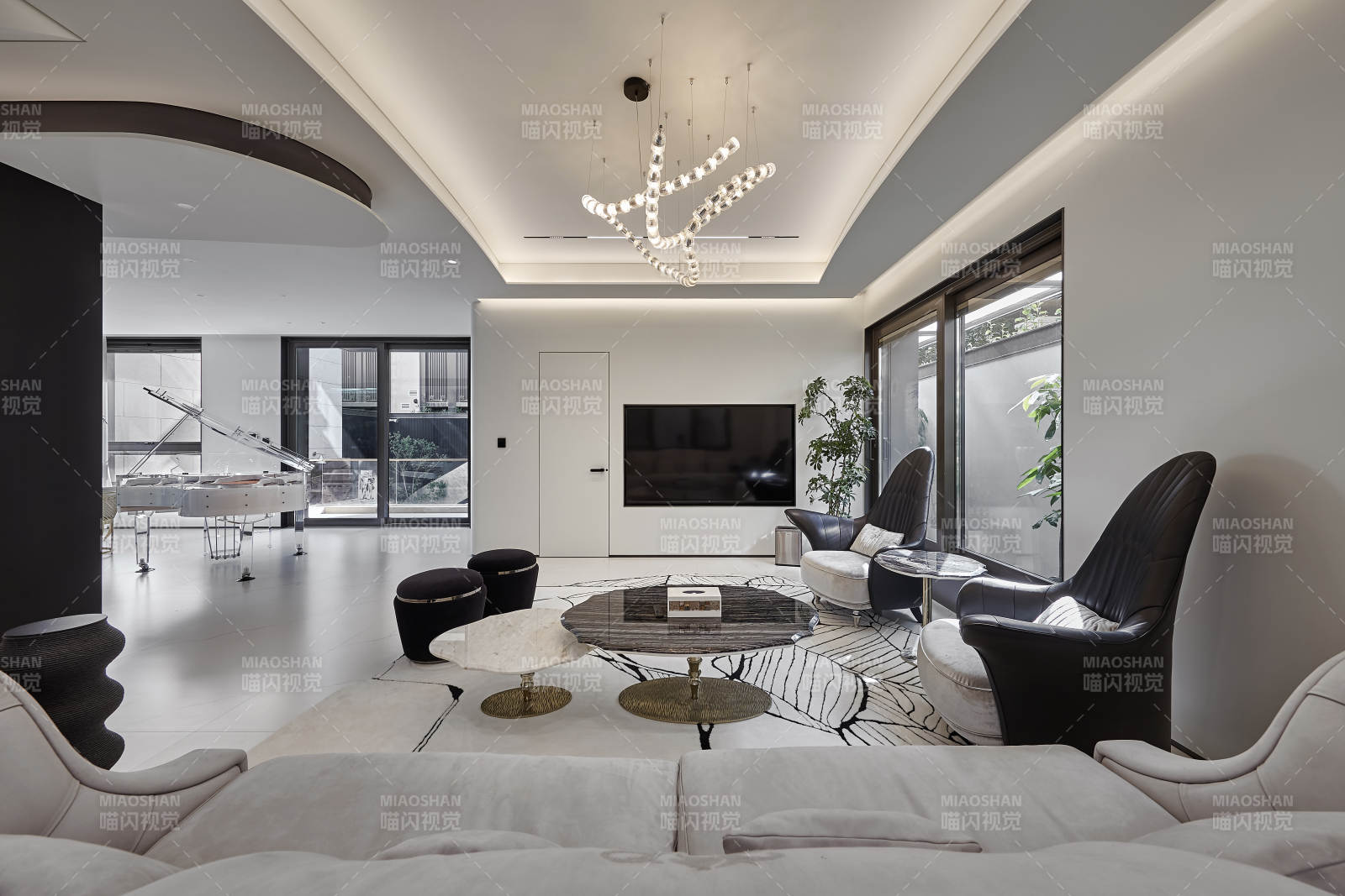 现代简约客厅设计图片