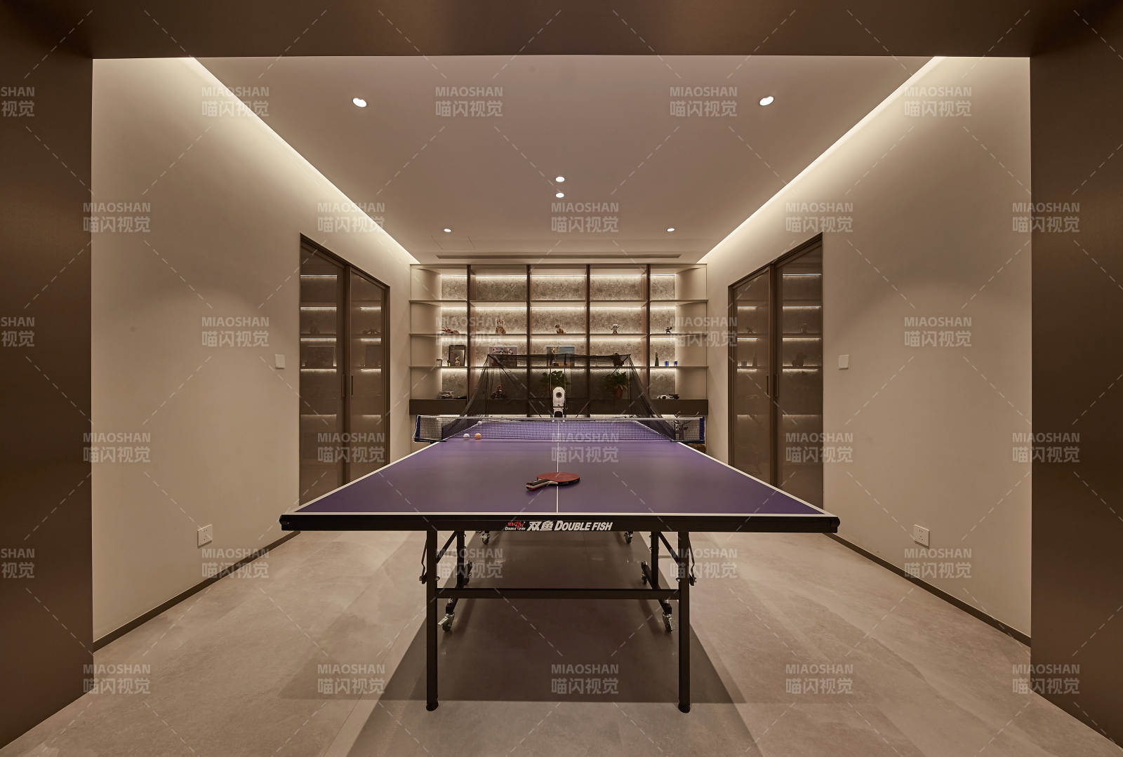 现代简约乒乓球室图片