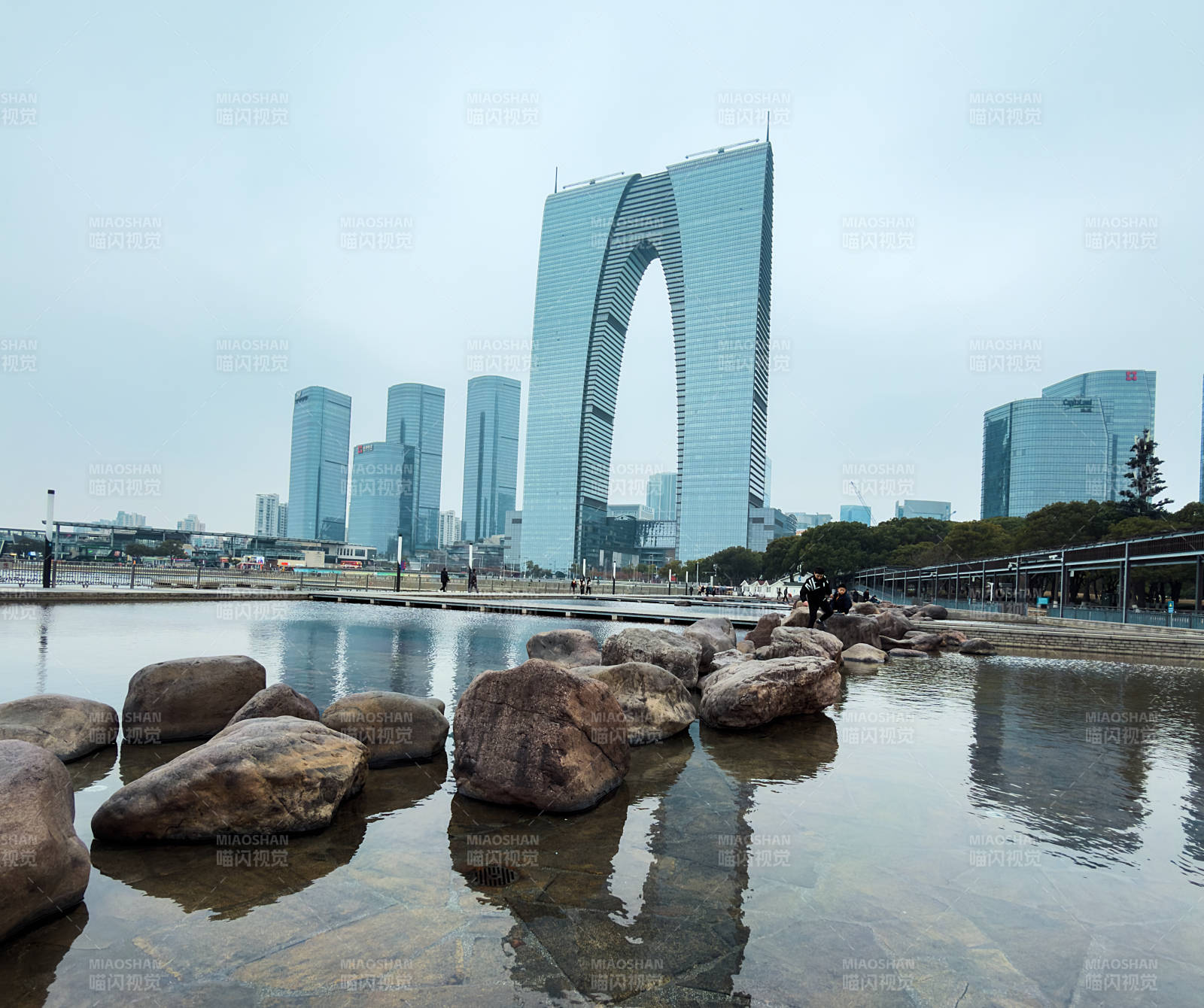 苏州现代建筑群图片