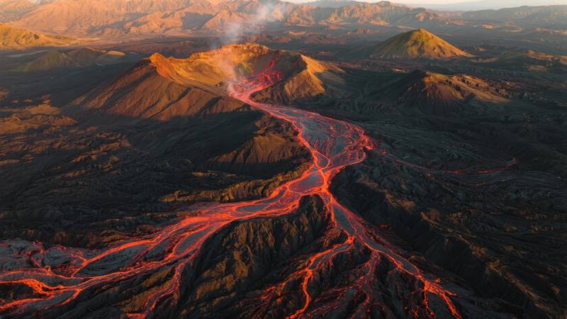 熔岩奔流大地图片