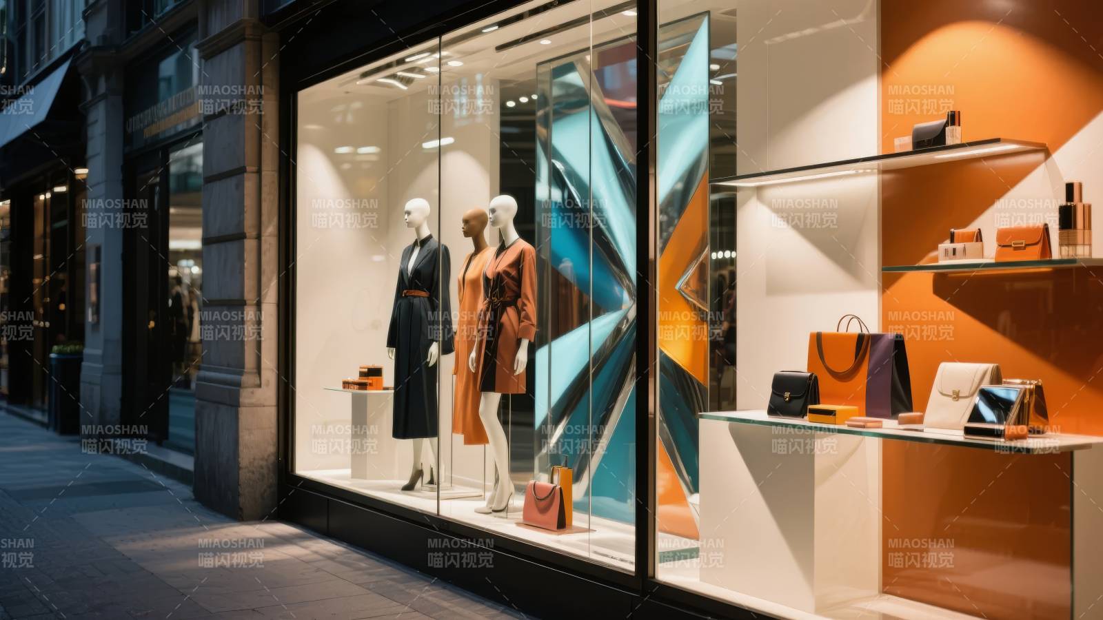 时尚橱窗展示图片