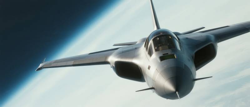 战斗机翱翔天际图片