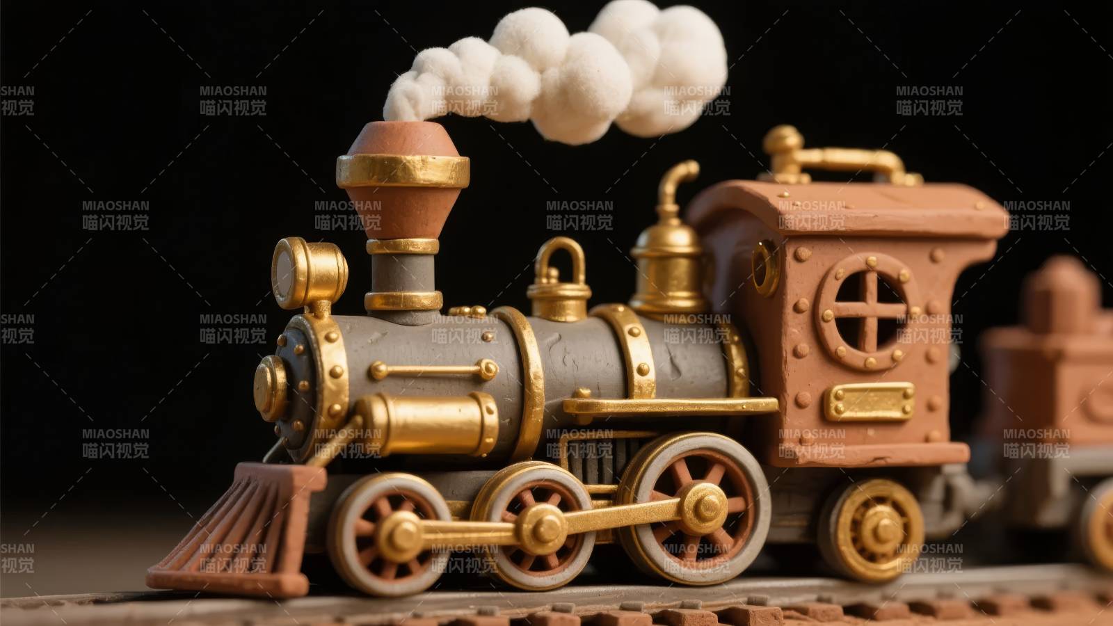 蒸汽小火车模型图片