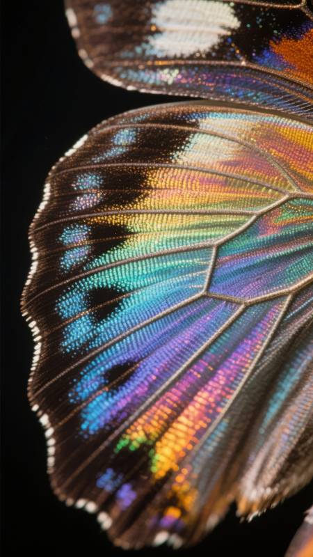 蝶翼幻彩图片