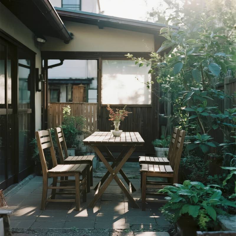 庭院静谧时光图片