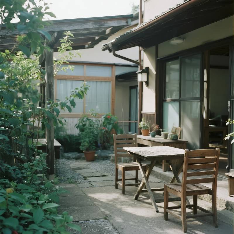 庭院静谧时光图片