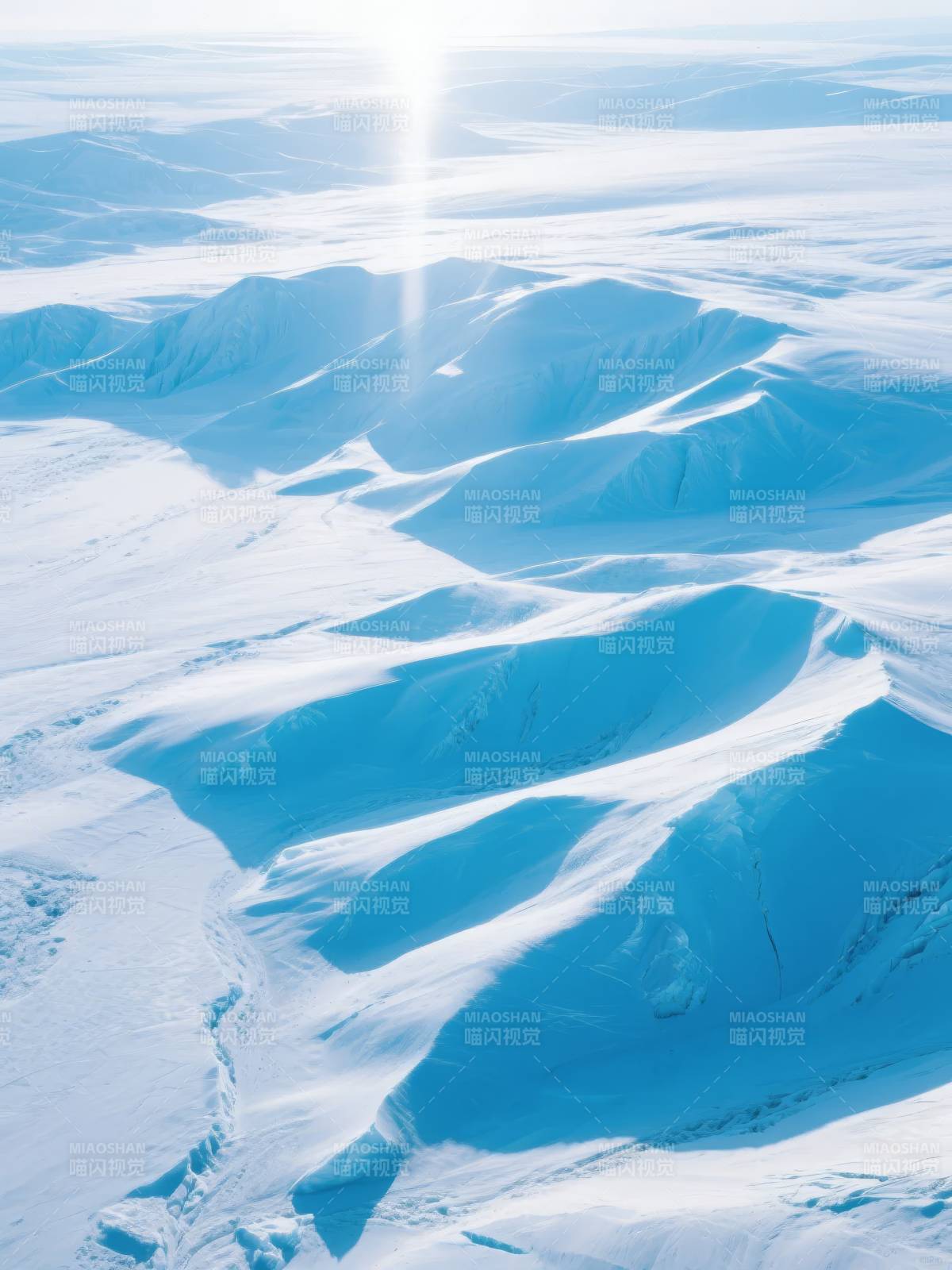 极地雪原风光图片