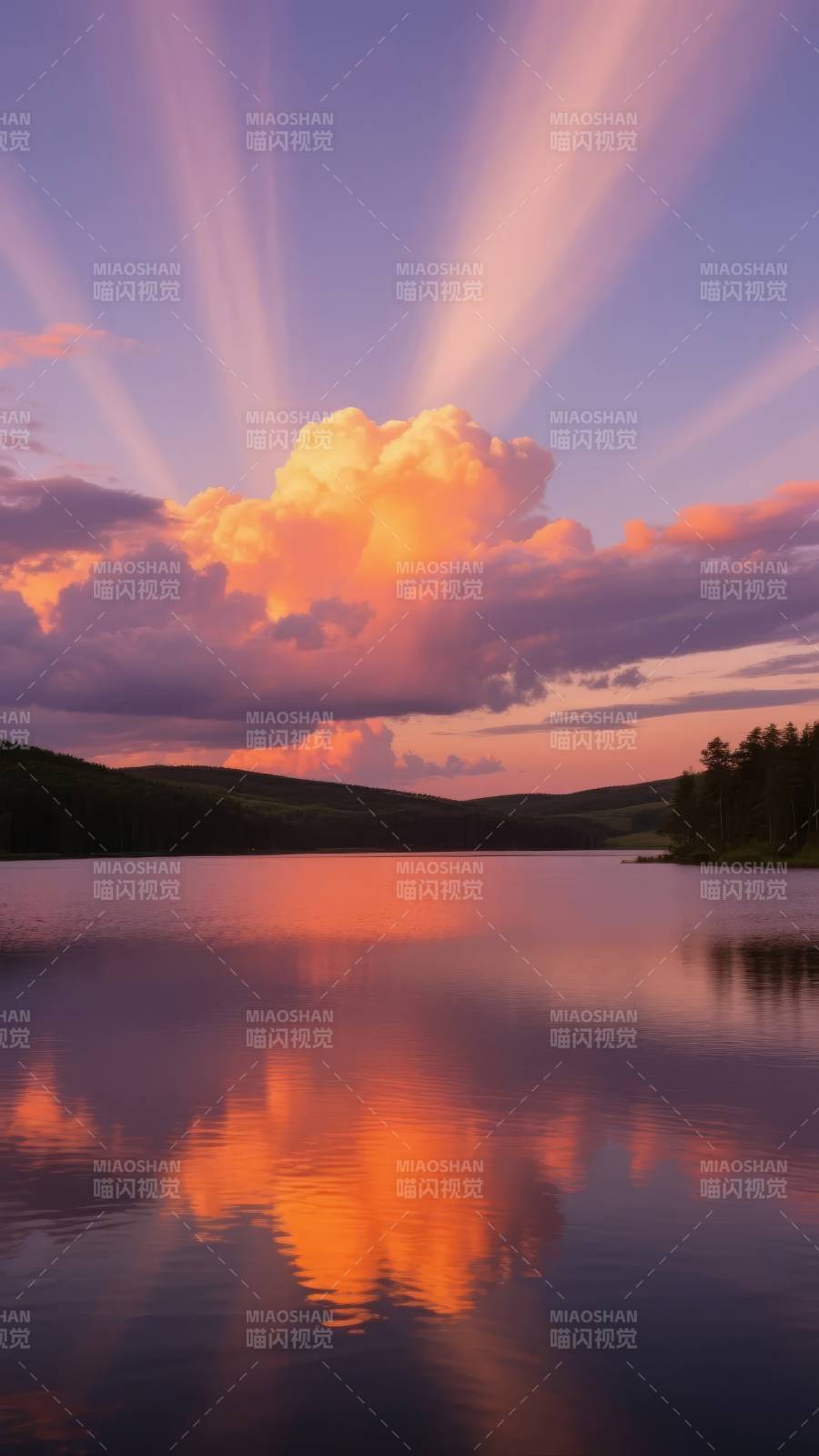 湖光云影共长天图片