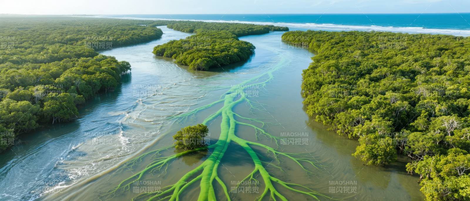红树林水道奇观图片
