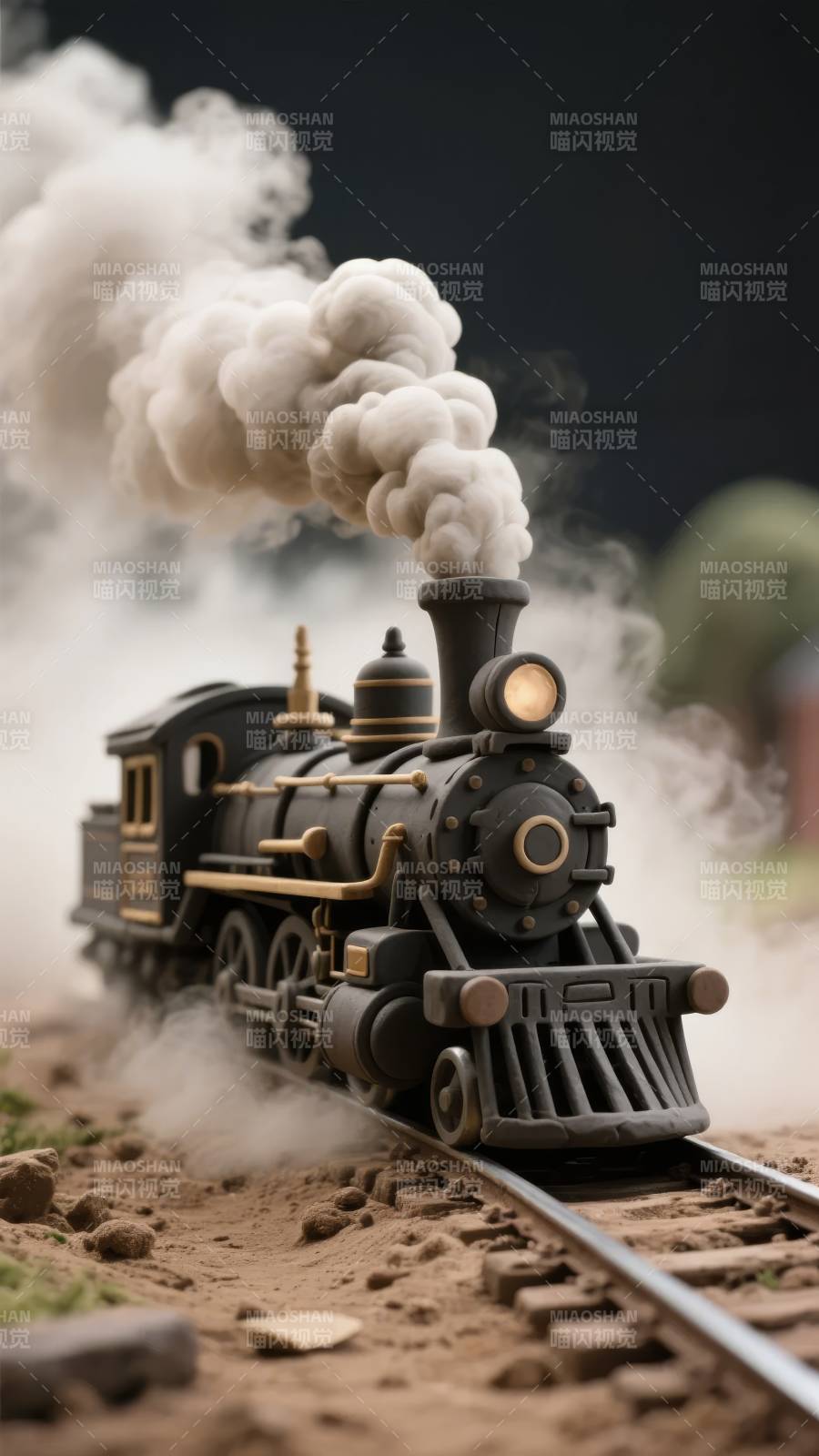 蒸汽火车驰骋图片