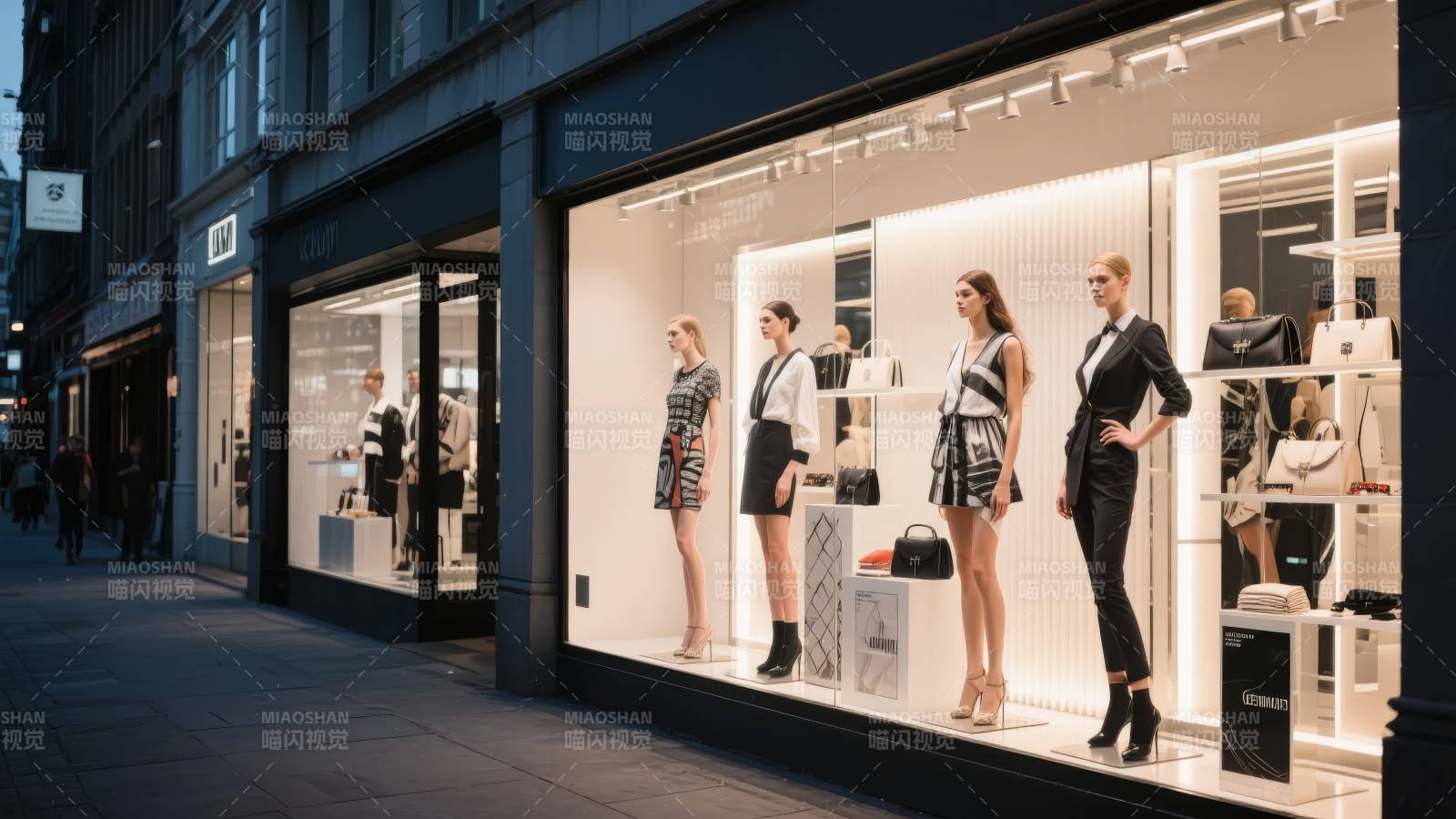 时尚橱窗展示图片