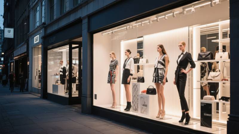 时尚橱窗展示图片