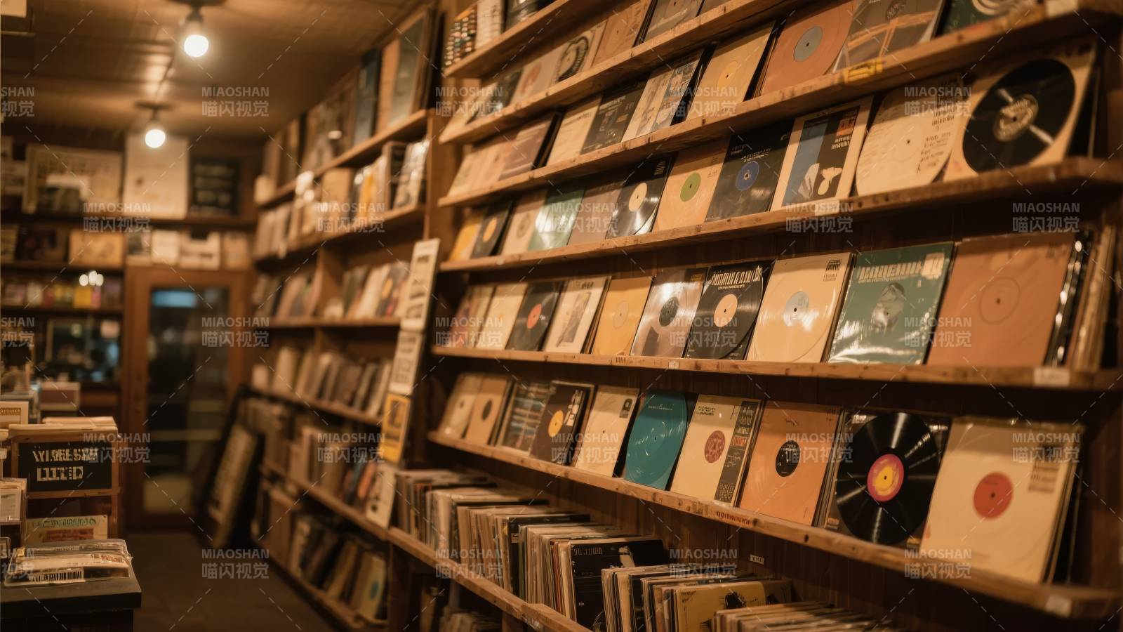 唱片店的角落图片