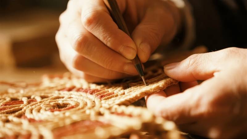 手工刺绣艺术图片