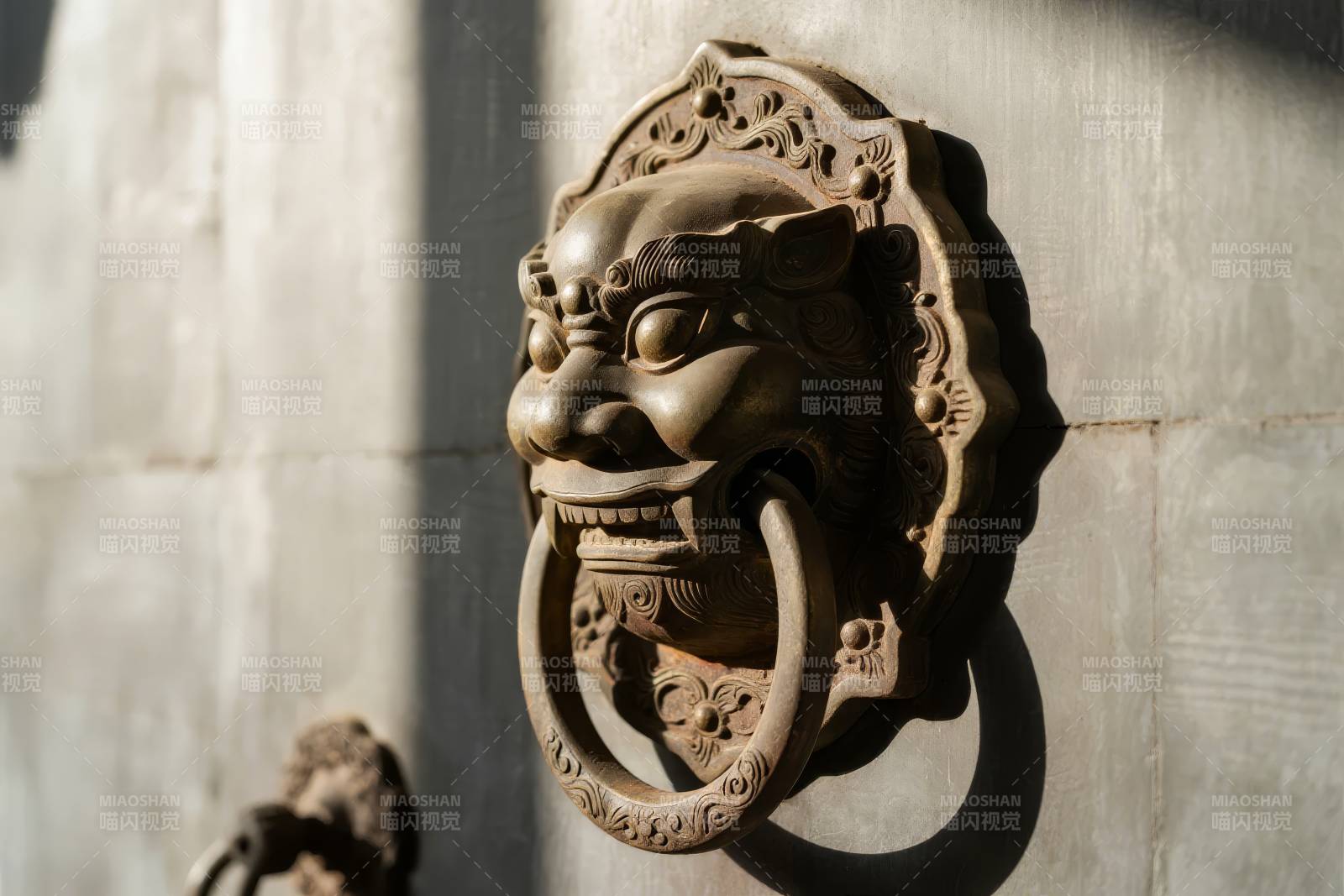 石狮门环图片