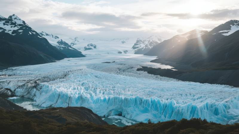 冰川壮丽景色图片