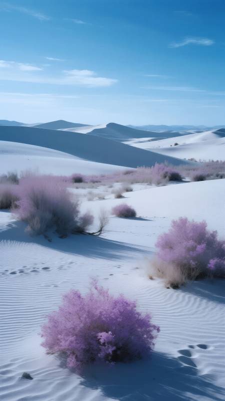 紫花沙海图片