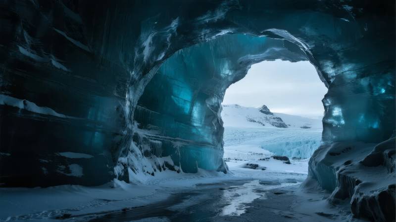 冰洞奇观图片
