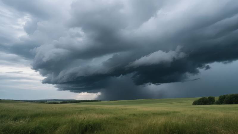 乌云压境 风雨将至图片