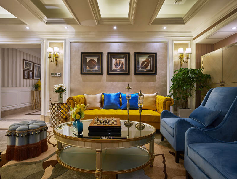 奢华客厅布置图片