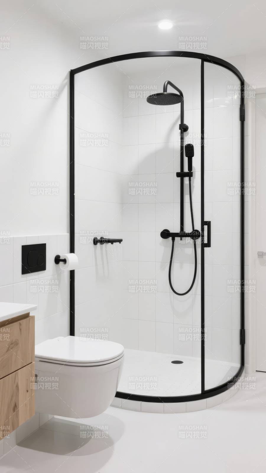 现代简约淋浴间图片