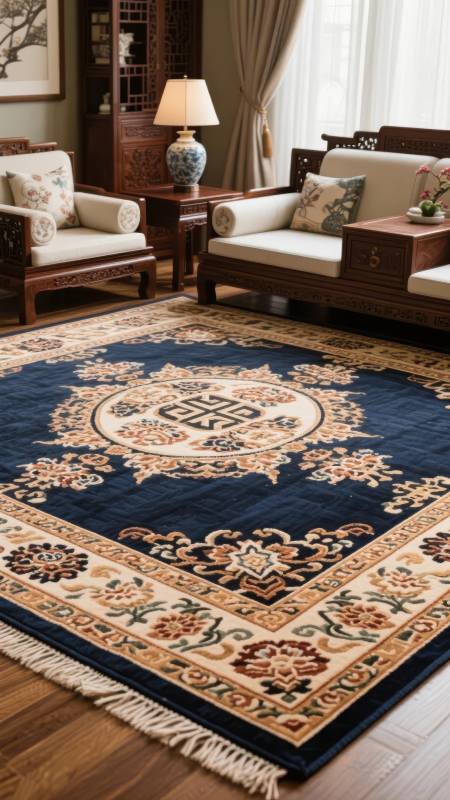 古典客厅地毯图片