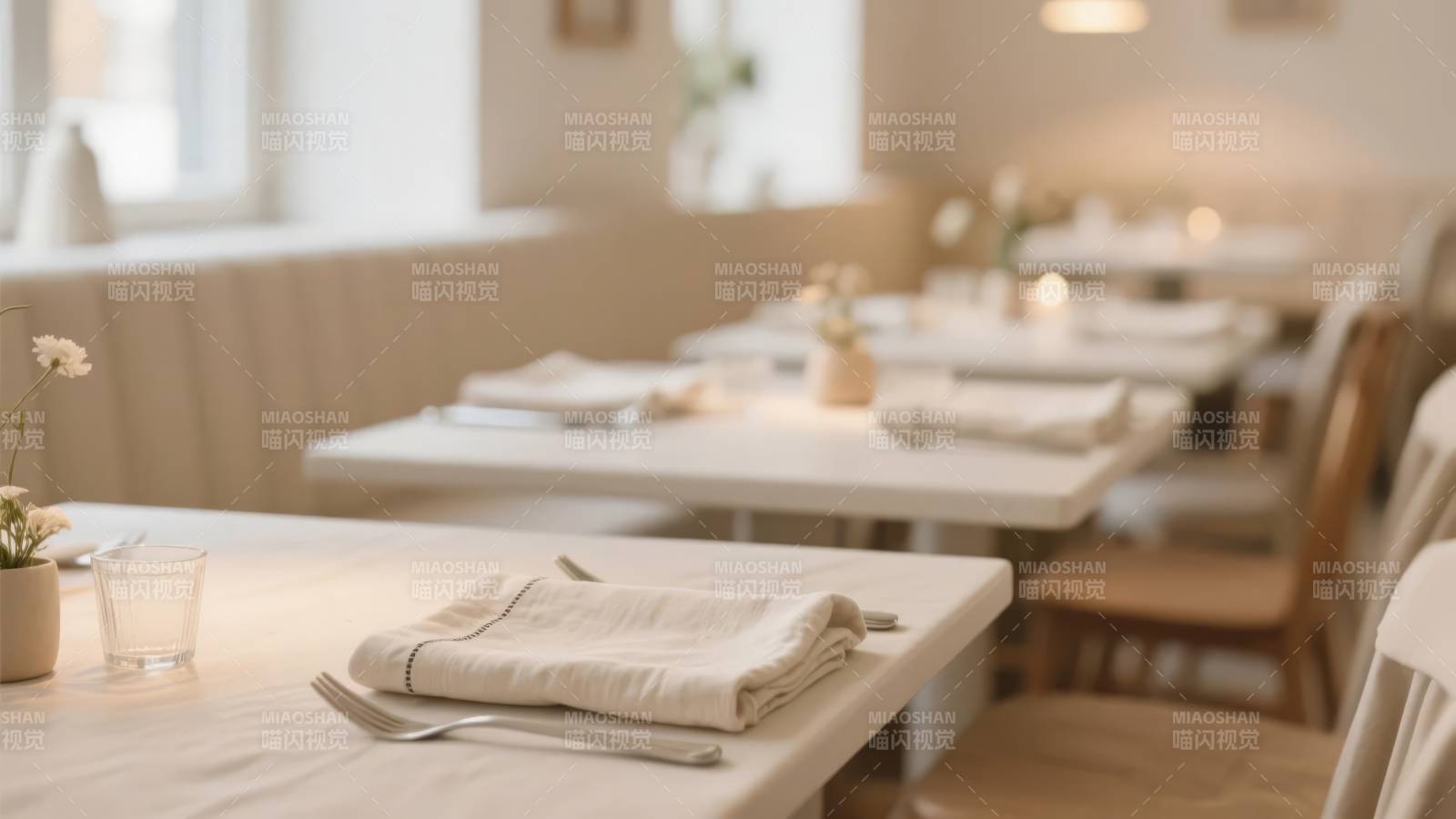 温馨餐厅静谧一角图片