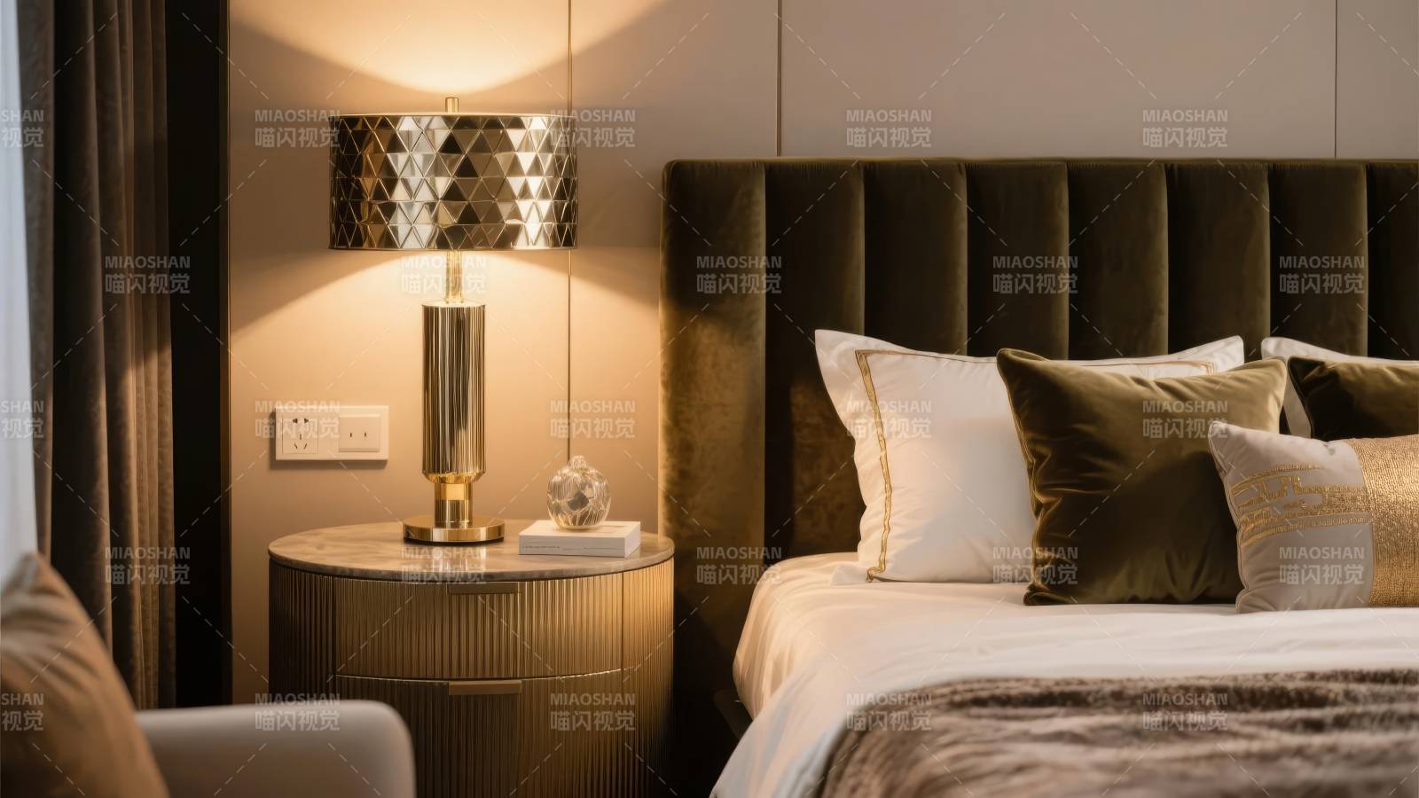 现代卧室温馨一角图片