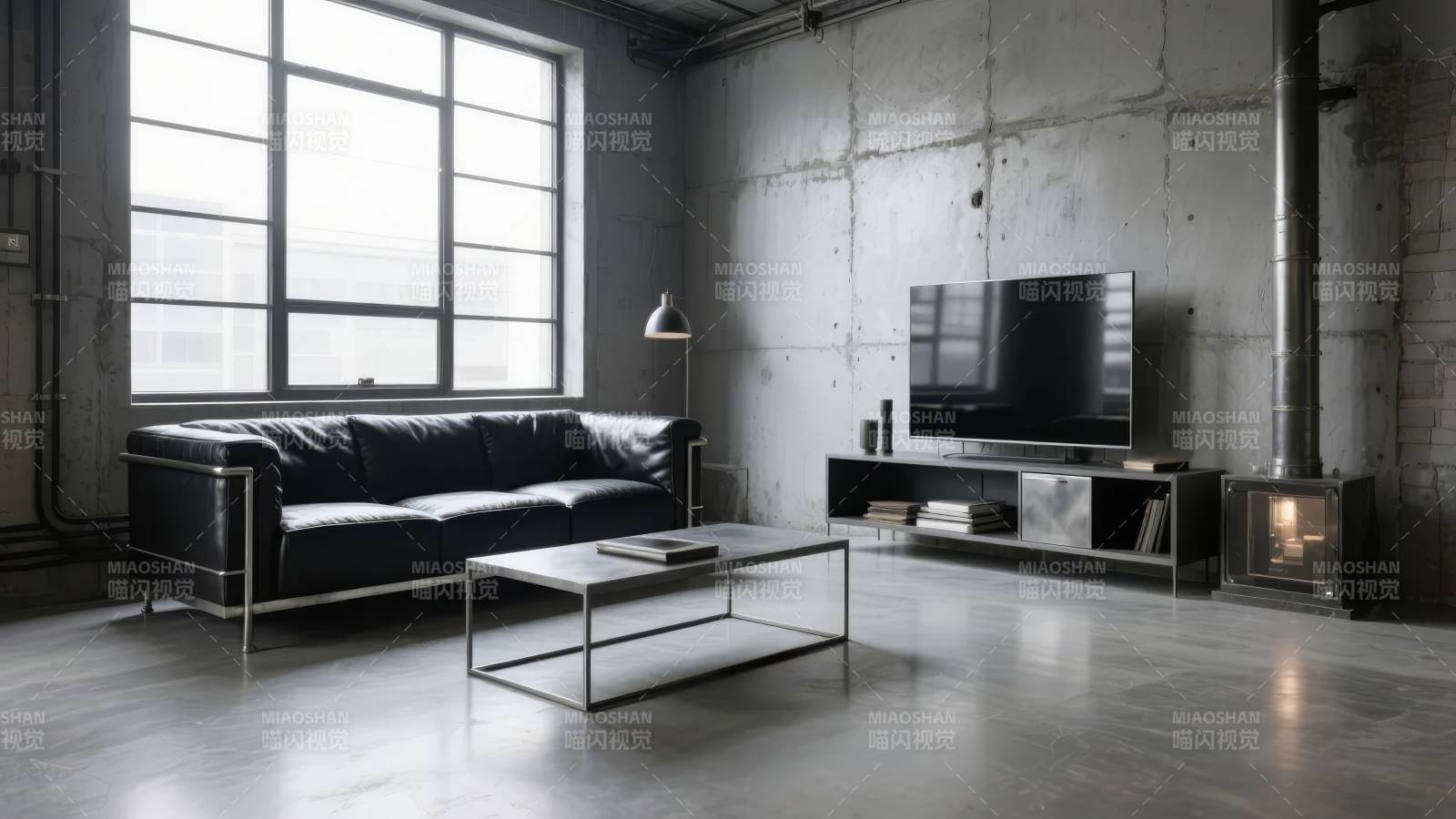 工业风客厅设计图片