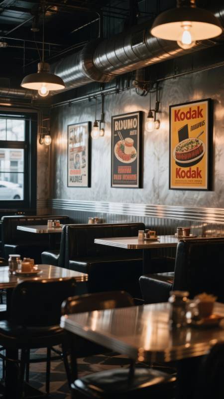 复古餐厅风情图片