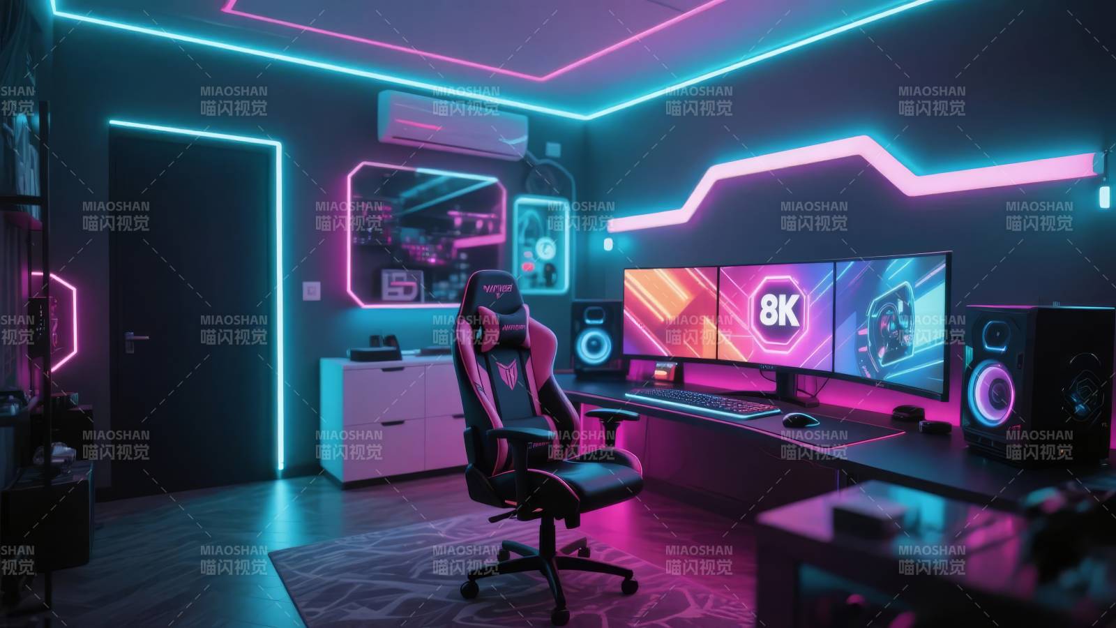 炫彩电竞房图片