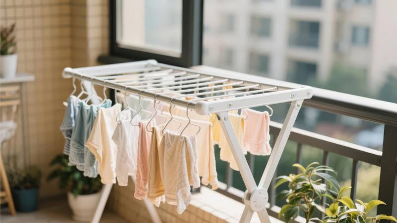 阳台晒衣架图片