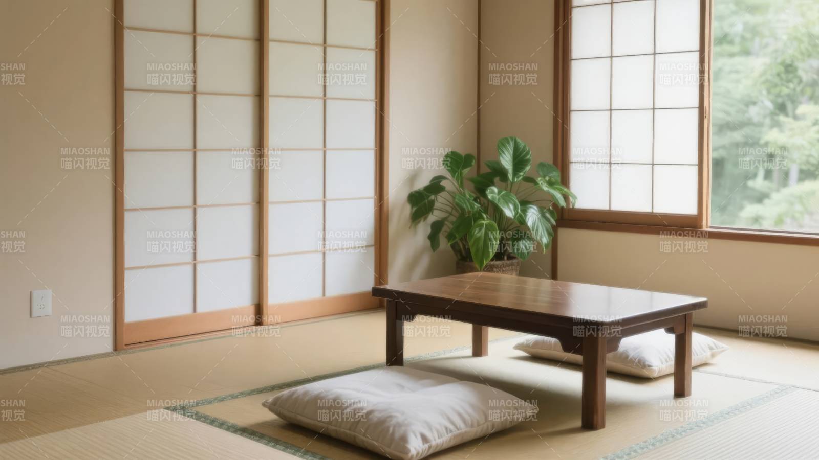 日式榻榻米房间图片