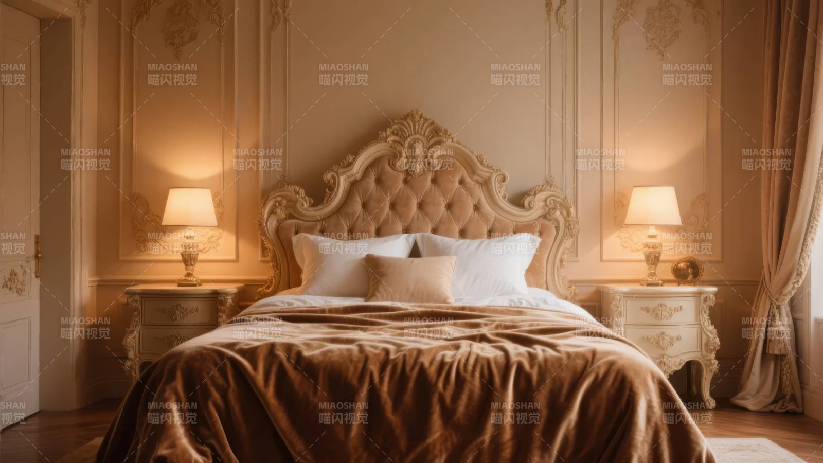 奢华卧室静谧温馨图片