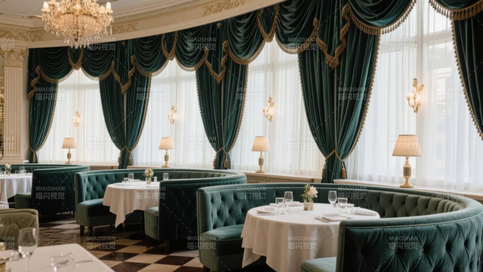 奢华餐厅内部图片