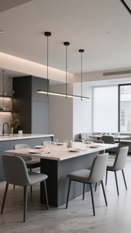 现代简约餐厅设计图片