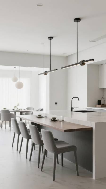 现代简约厨房餐厅图片