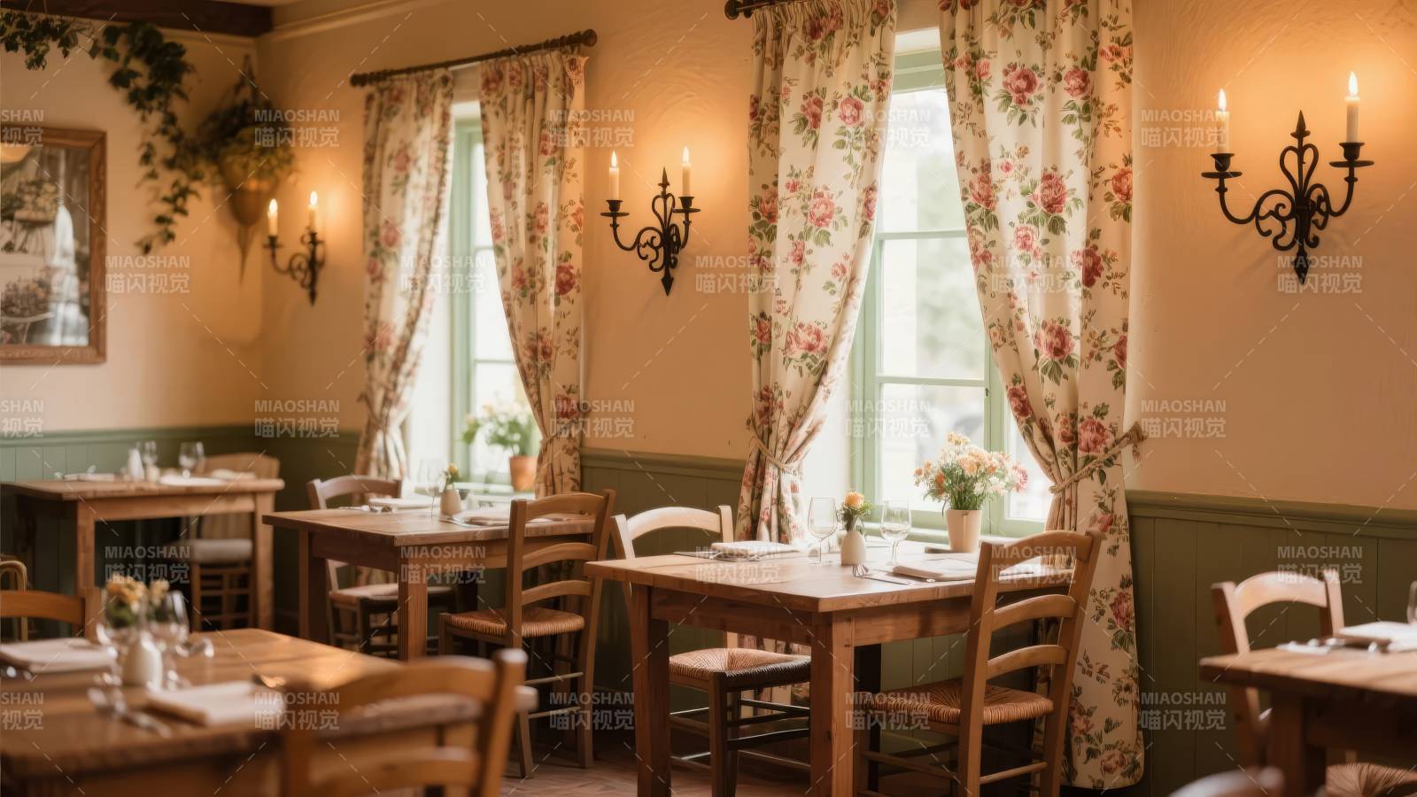 温馨田园餐厅图片