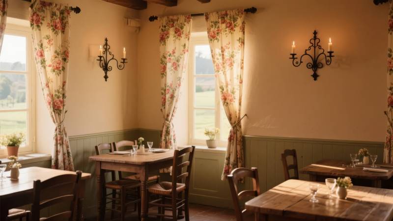 温馨田园餐厅图片