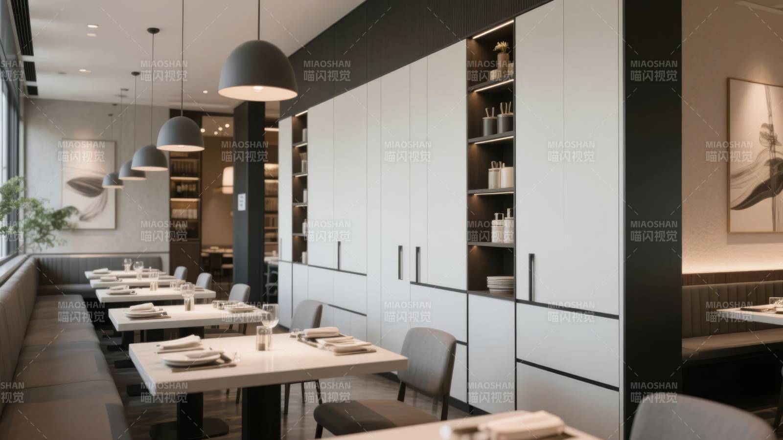 现代简约餐厅设计图片