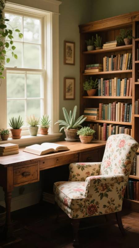 书香满屋 静谧阅读图片