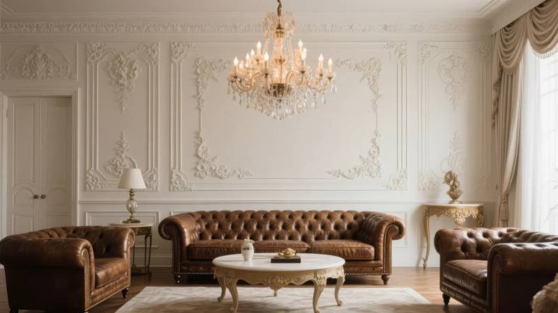 奢华客厅 典雅复古图片