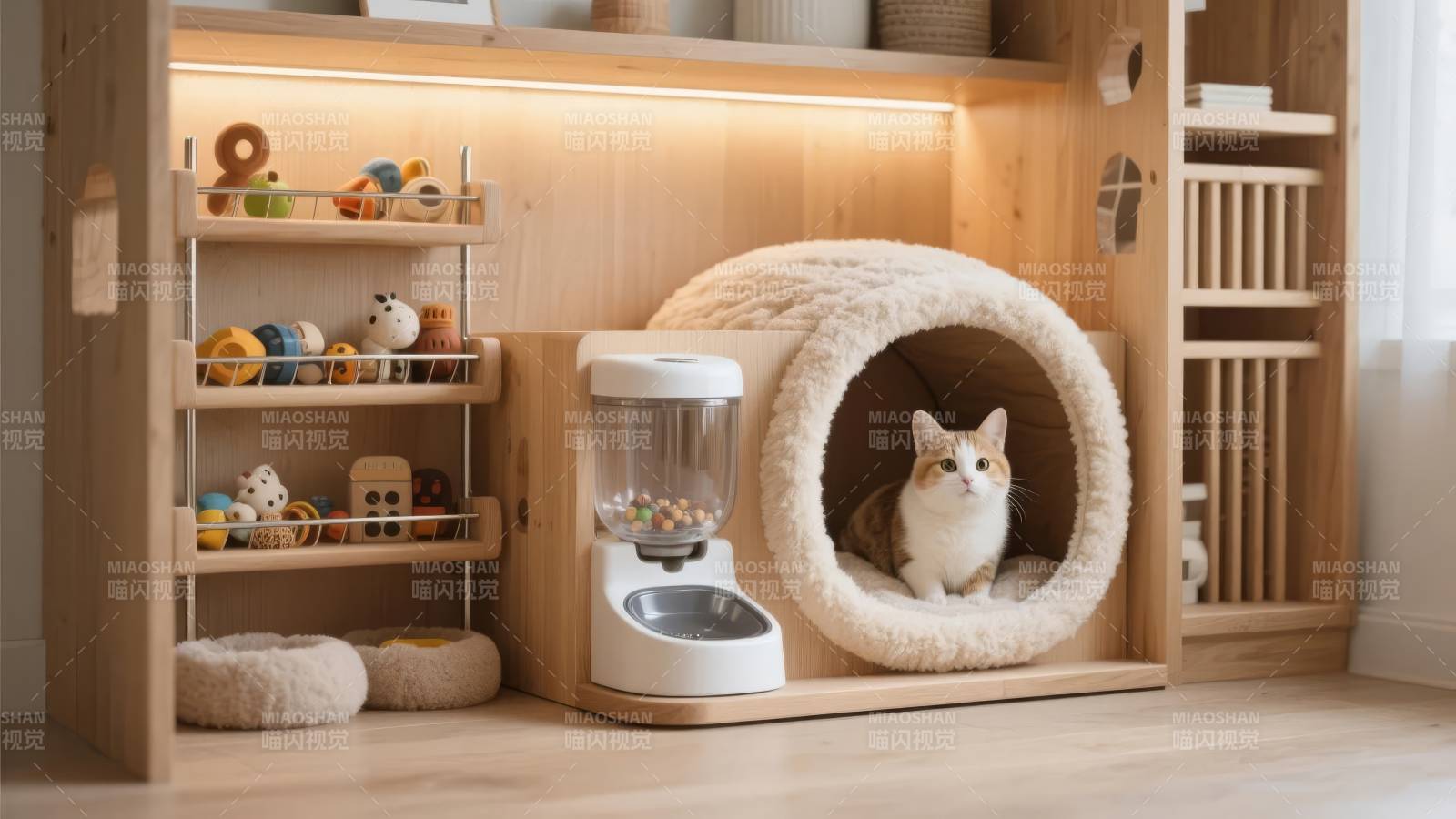 猫咪的温馨小窝图片