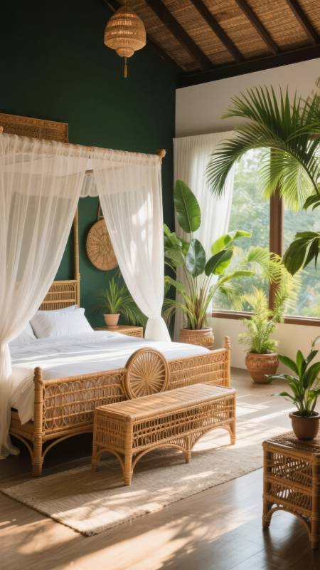 热带风情卧室图片